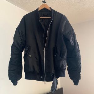 Satin bomber oversized bomber (medium)